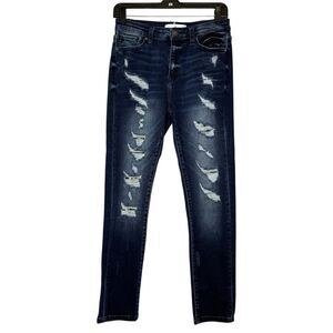 |EUC| KANCAN Distressed Patchwork Skinny Jeans